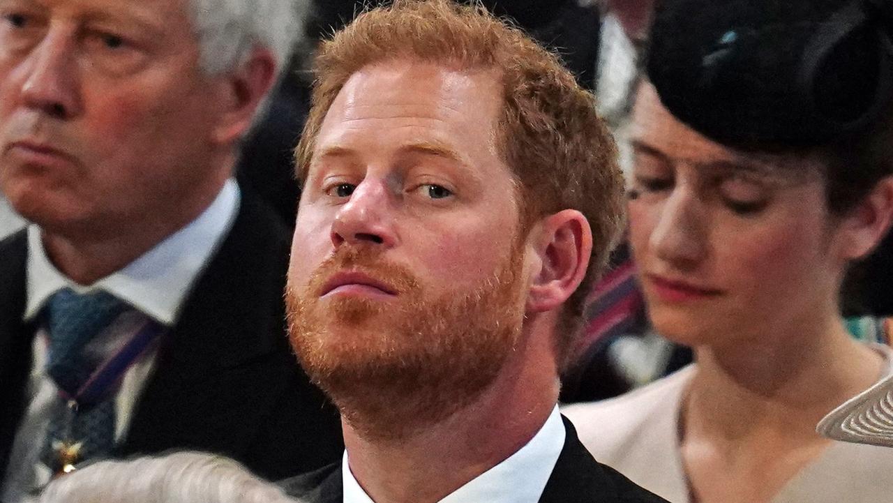 Prince Harry has essentially been axed from his last royal role. At least he’s good at fixing sprinklers. Picture: Victoria Jones/AFP