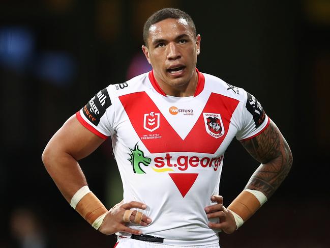 Vaughan has backed Tyson Frizell to stick with the Dragons. Picture: AAP Image/Brendon Thorne