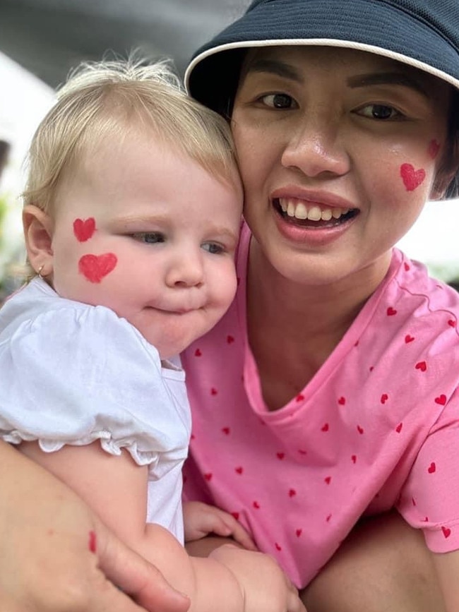 KindiCare Excellence Awards 2024 NT winner Journey Early Learning Centre Durack. Pictured is toddler educator Wannisa Thawchai with Connie Buntin.