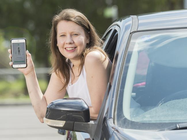 Olivia Antoniou, 26, recently shopped around to get a better deal on her car insurance. She used an app, GetReminded, that reminded her that the bill was coming and it prompted her to swing into action. Picture:Rob Leeson.