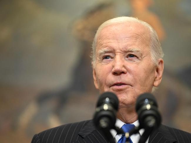 US President Joe Biden says Americans need to “stop seeing each other as enemies”. Picture: Jim Watson (AFP)