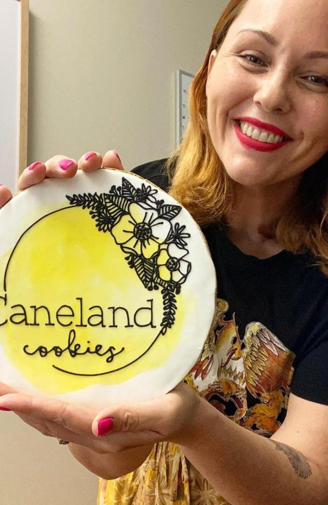 Lindsey Hurley loves baking bespoke bikkies.