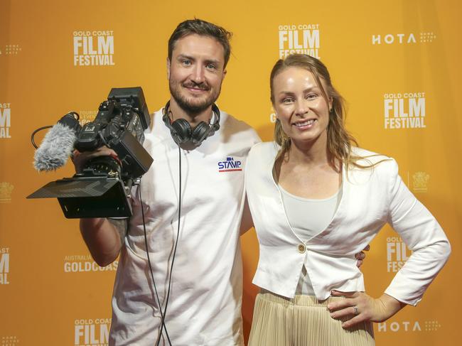 During her record-breaking circumnavigation of Australia by paddle, Bonnie Hancock encountered sharks, crocodiles, huge seas, gale force winds and near hypothermia, but these challenges were just the beginning. World Premiere Screening of the inspiring documentary by Jack Lawrence ,  DIAMOND OF THE SEA .Picture: Glenn Campbell