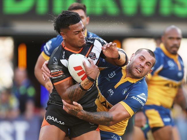 Fonua Pole has been one of the Tigers’ best in 2024. Picture: Matt King/Getty Images