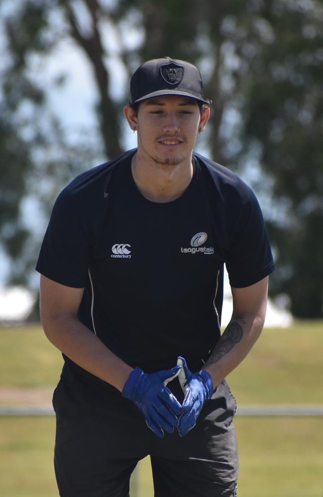 Saige Webber during a Mackay Mavericks training run, October 23, 2021. Picture: Matthew Forrest