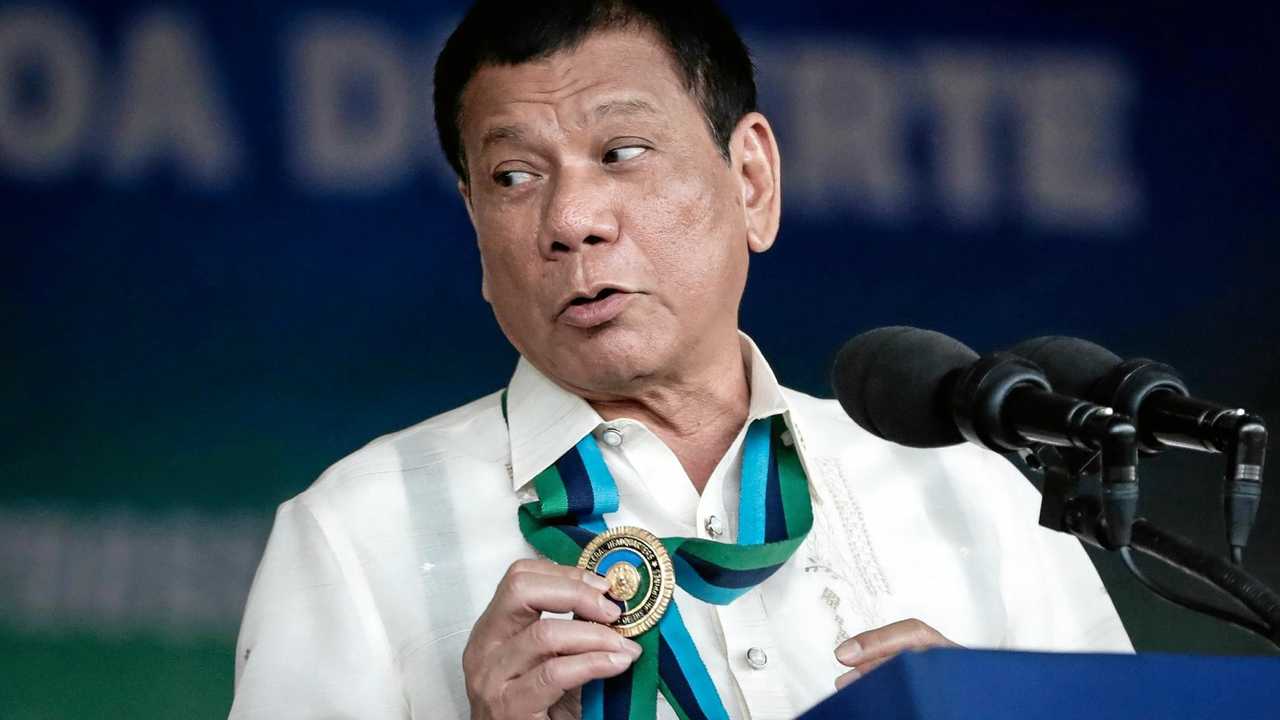 Duterte Vows To Throw The Corrupt From Chopper The Courier Mail