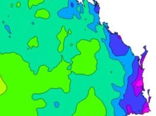 Queensland rainfall totals for autumn. Picture: BOM