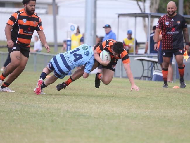 GCDRU round 2. Helensvale vs. Coomera. 2nd Grade. 13 April 2024 Helensvale Picture by Richard Gosling