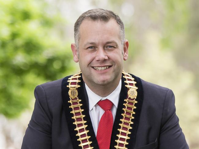 Dubbo Regional Council Mayor Ben Shields pictured in Victoria Park ahead of Prince Harry and Meghan Markle visiting the regional city of Dubbo. Picture: Dylan Robinson