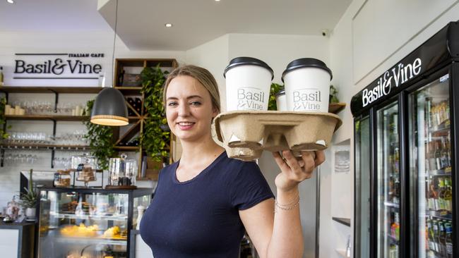 Francesca Fargnoli is doing takeaway and delivery only due to coronavirus restrictions (AAP Image/Richard Walker)