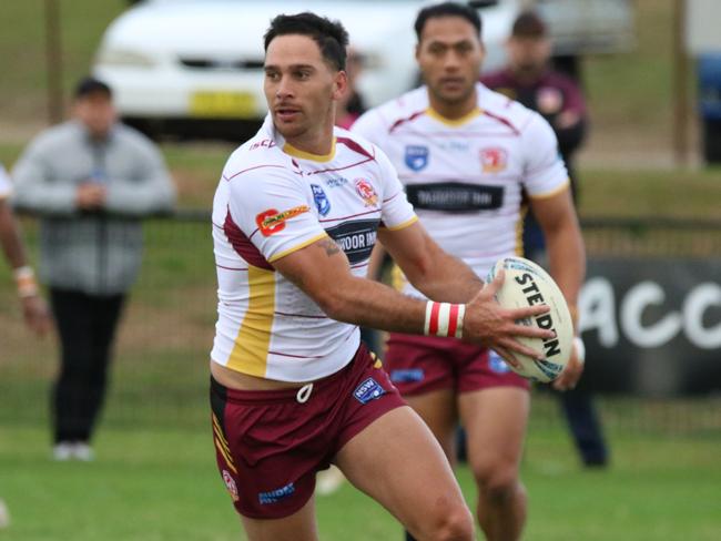 Corey Norman is one of a host of ex-NRL stars guiding juniors in the Macarthur RL competition. Picture: Warren Gannon Photography