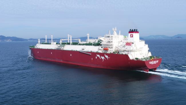 A Woodside Energy LNG vessel.