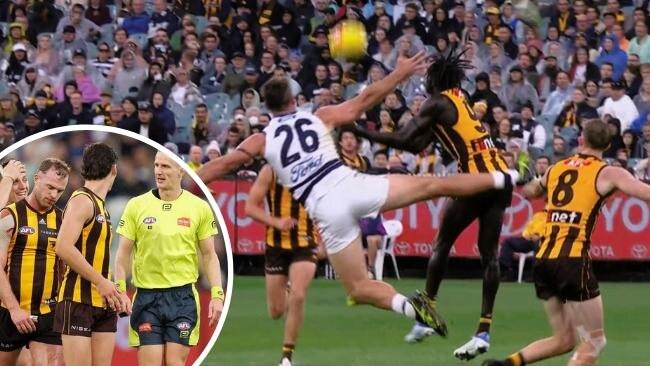 The Tomahawk has escaped without a fine for his bog dive against the Hawks.