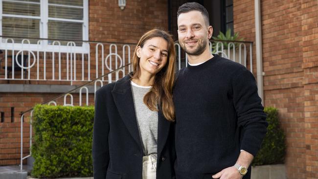 Marc and Marissa Svinos are selling their home in Beverly Park. Photo: Tom Parrish