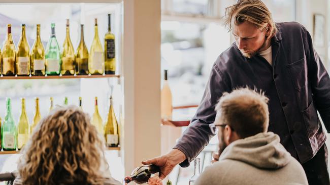 Andy Ainsworth serving guests at Bar Merenda. Picture: Chris / Inkd Fotogrfa