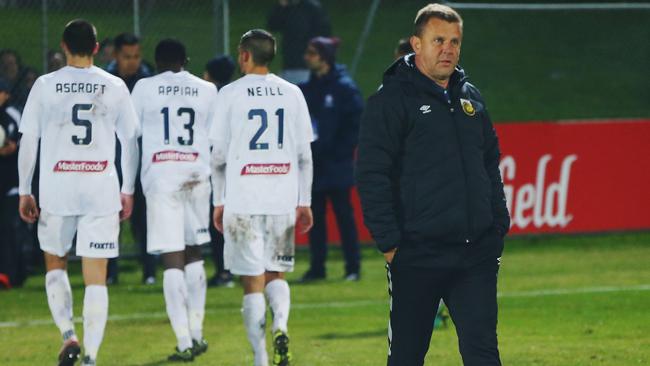 The Mariners FFA Cup loss was Tony Walmsley’s last game in charge of the club