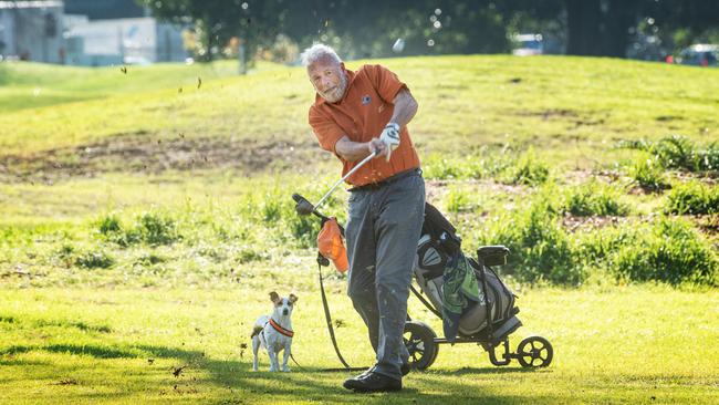 Golfers have repeatedly called for courses to reopen. Picture: Tony Gough