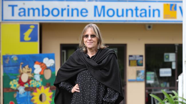 Mt Tamborine Chamber of Commerce President Alison Rip outside the Visitor Information Centre. Picture Glenn Hampson