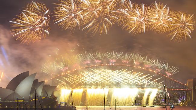 … but the old favourite golden fountain made an appearance, too. Pictures: Getty