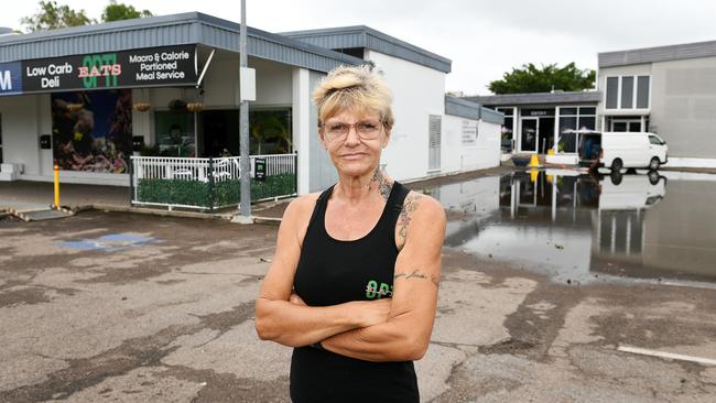 Jo Scott's cafÅ½, Opti Eats CafÅ½, has been inundated by floodwaters three times, leaving her staring down losses in the tens of thousands of dollarsÃand with no government support in sight. Picture: Shae Beplate.