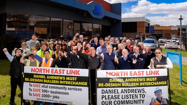 Bulleen traders are fighting forced relocation for the North East Link.