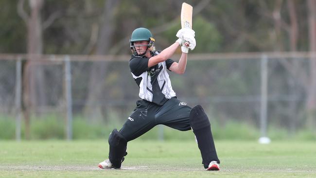 Riley Sharples. Charlestown v Newcastle City, SG Moore Cup round one at Kahibah Oval. Picture: Sue Graham.