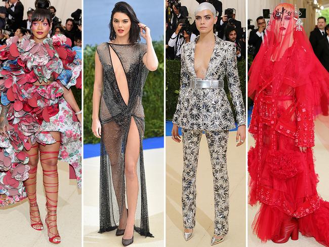 Met Gala 2017 fashion. Picture: Getty