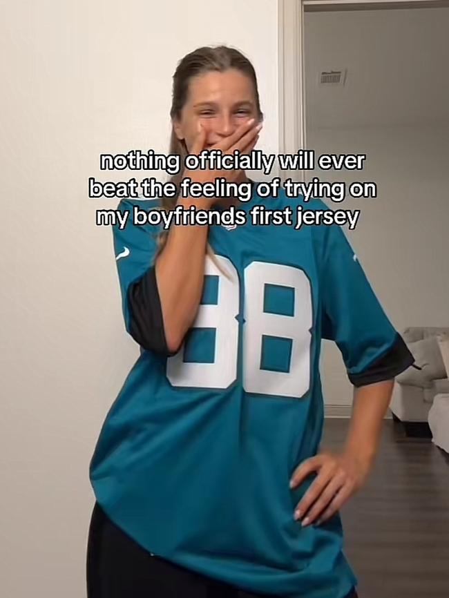 Orval took to TikTok on Wednesday wearing Murtagh’s football jersey.