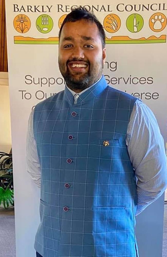 Barkly Regional Council 2024 mayoral candidate Sid Vashist, a former councillor. Picture: Facebook