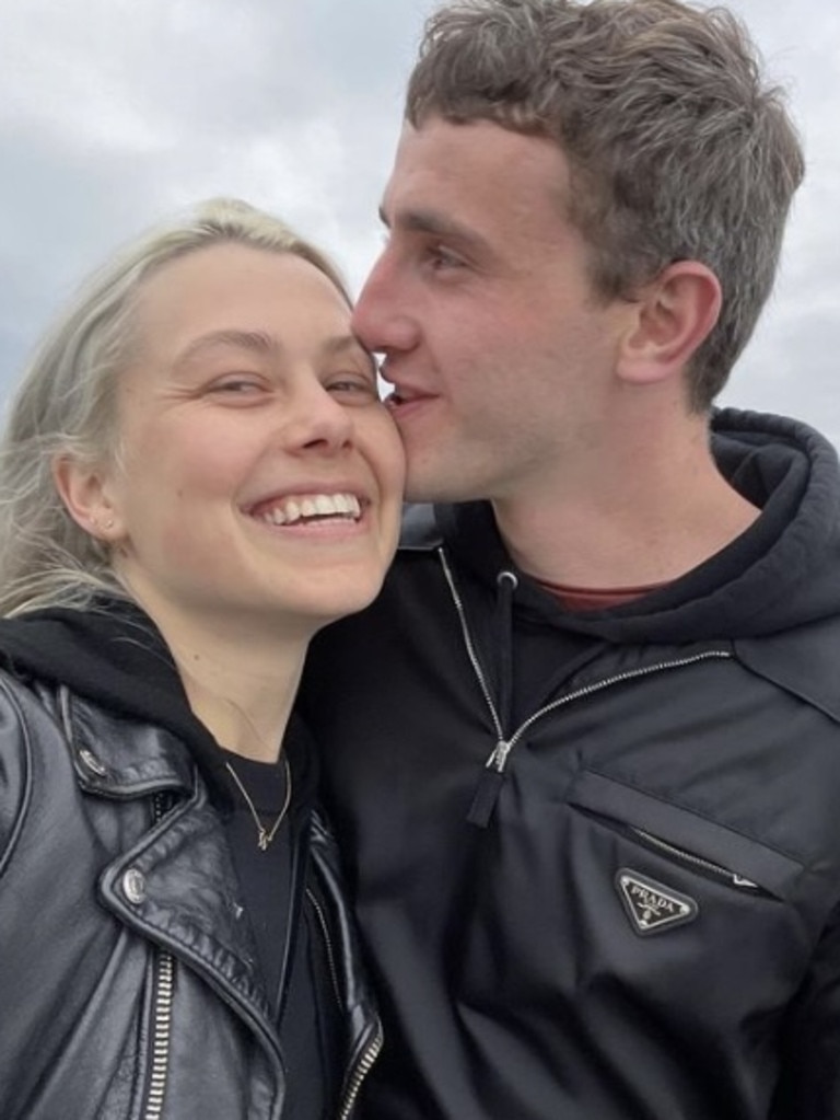 Phoebe Bridgers and Paul Mescal used to date. Picture: Supplied