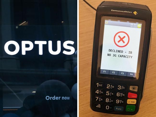 Optus fallout story. Picture: Newswire; Supplied