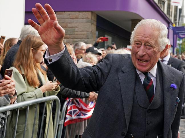 Britain's King Charles III has cut short the coronation route thanks to a debilitating back injury. Picture: AFP