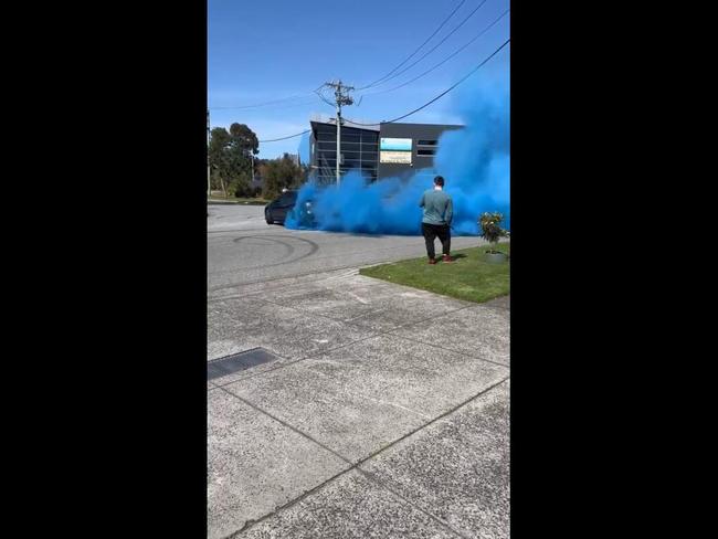 Dad-to-be nabbed over gender reveal burnouts