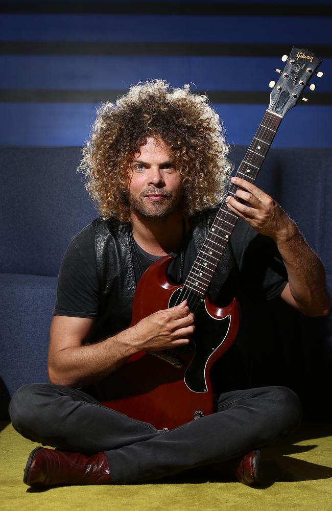 Andrew Stockdale spent his 40th birthday hanging with Lenny Kravitz. Picture: Chris Pavlich