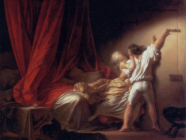 Jean-Honore Fragonard, The Bolt, 1777, Paris, Louvre