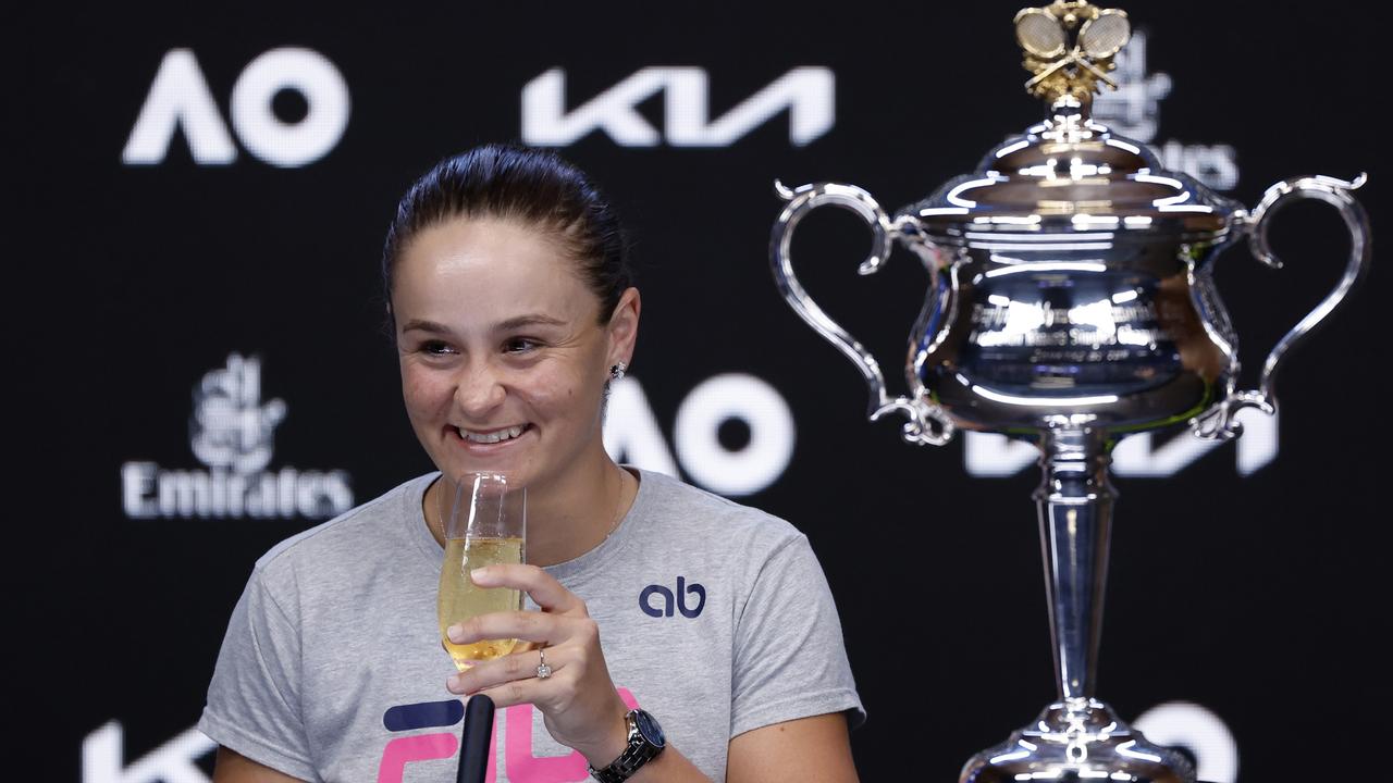 Ash Barty’s retirement left a giant void in Australian tennis but Alicia Molik hopes it serves as an opportunity for the country’s up-and-coming prospects. Picture: Getty Images