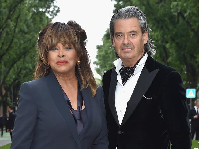 With husband Erwin Bach in Milan in 2015. Picture Jacopo Raule/Getty Images for Giorgio Armani