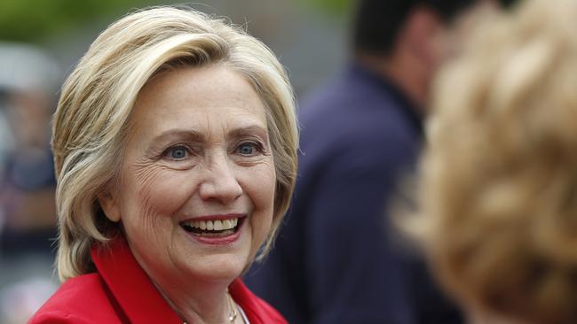 Presidential hopeful Hillary Clinton at a Fourth of July parade in New Hampshire last weekend. Picture: AP / Robert F. Bukaty