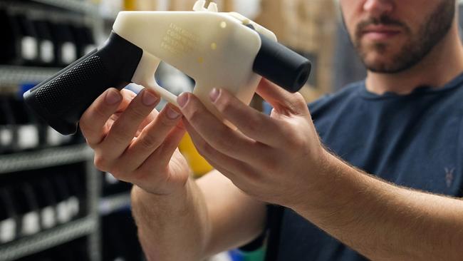 An example of a 3D printed gun in Texas. Picture: AFP