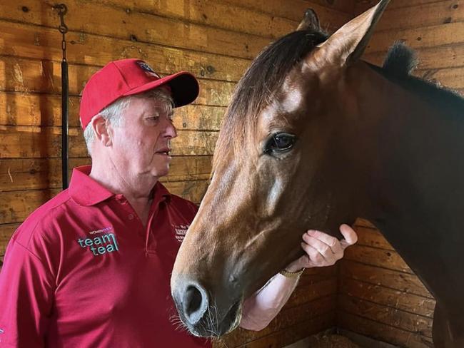 Aldebaran Zeus with owner-breeder Duncan McPherson. Picture: Supplied