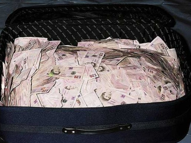 Bags of cash were recovered from the heist, but a huge amount of loot was never recovered.