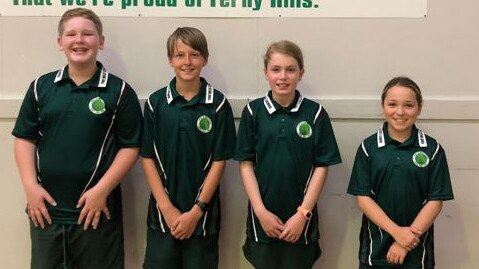 Ferny Hills State School 2024 school captains. Picture: Contributed