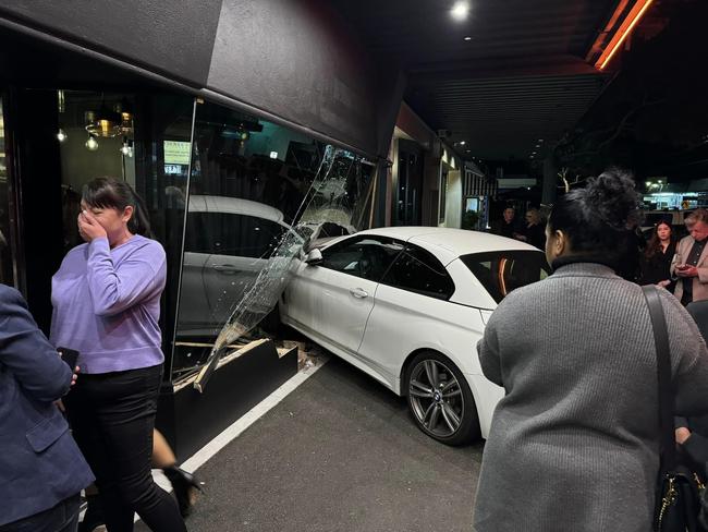 In May an elderly driver accidentally ploughed through the Lobster Cave restaurant. Picture: Facebook