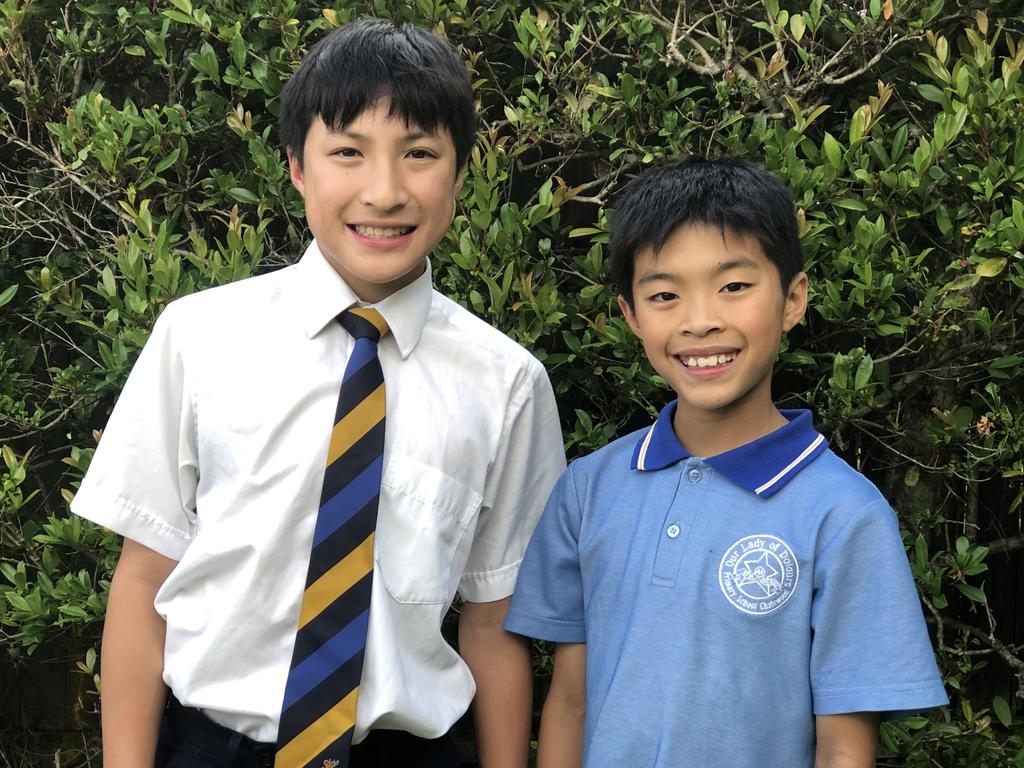 Brothers Jonathan and Joseph Tan won the Secondary sports story (print) for their interview with Australian Olympic javelin thrower Mackenzie Little, bringing home a win for NSW, the state of origin for four of eight category winners. Picture: supplied