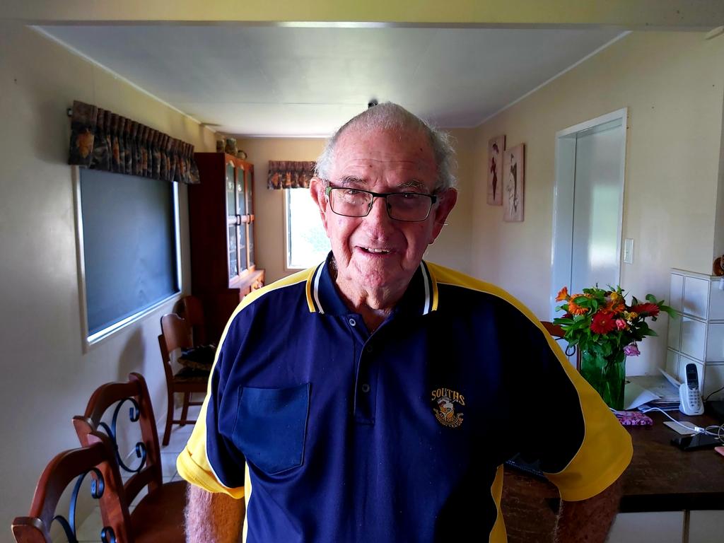 Douglas Knight OAM at his home in East Mackay. Picture: Duncan Evans