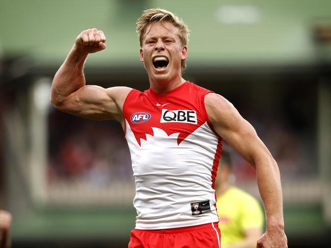 Heeney starred with a sensational performance against the Giants. Picture: Phil Hillyard