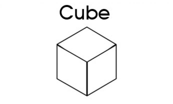 3d Shapes For Kids Cube Kidspot