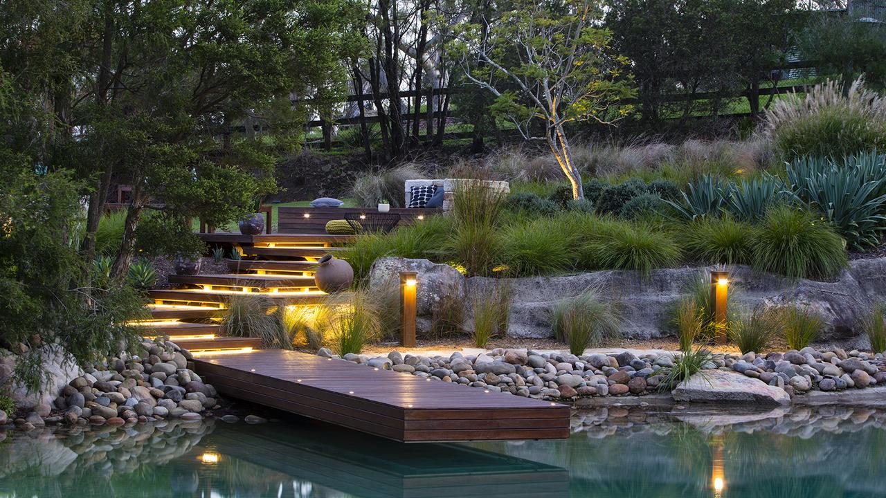 Matt Leacy of Landart Landscapes used principles of Feng Shui in this garden project.