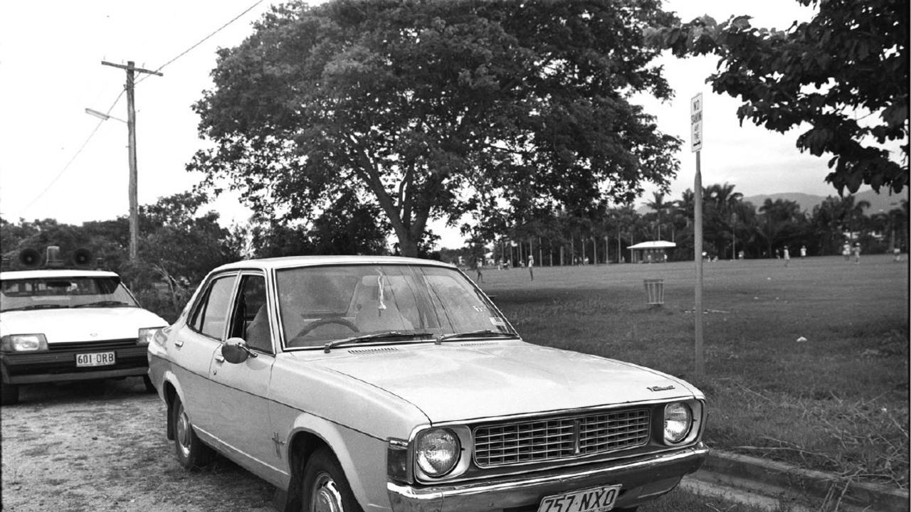 Gwen Grover's light green 1975 Valiant Galant sedan was found with her body inside it on Lake St, 125m south of Rutherford St, about noon on October 1983. by Craig Wallace Lock, who said Mrs Grover was sitting upright in the vehicle. PIcture: Supplied