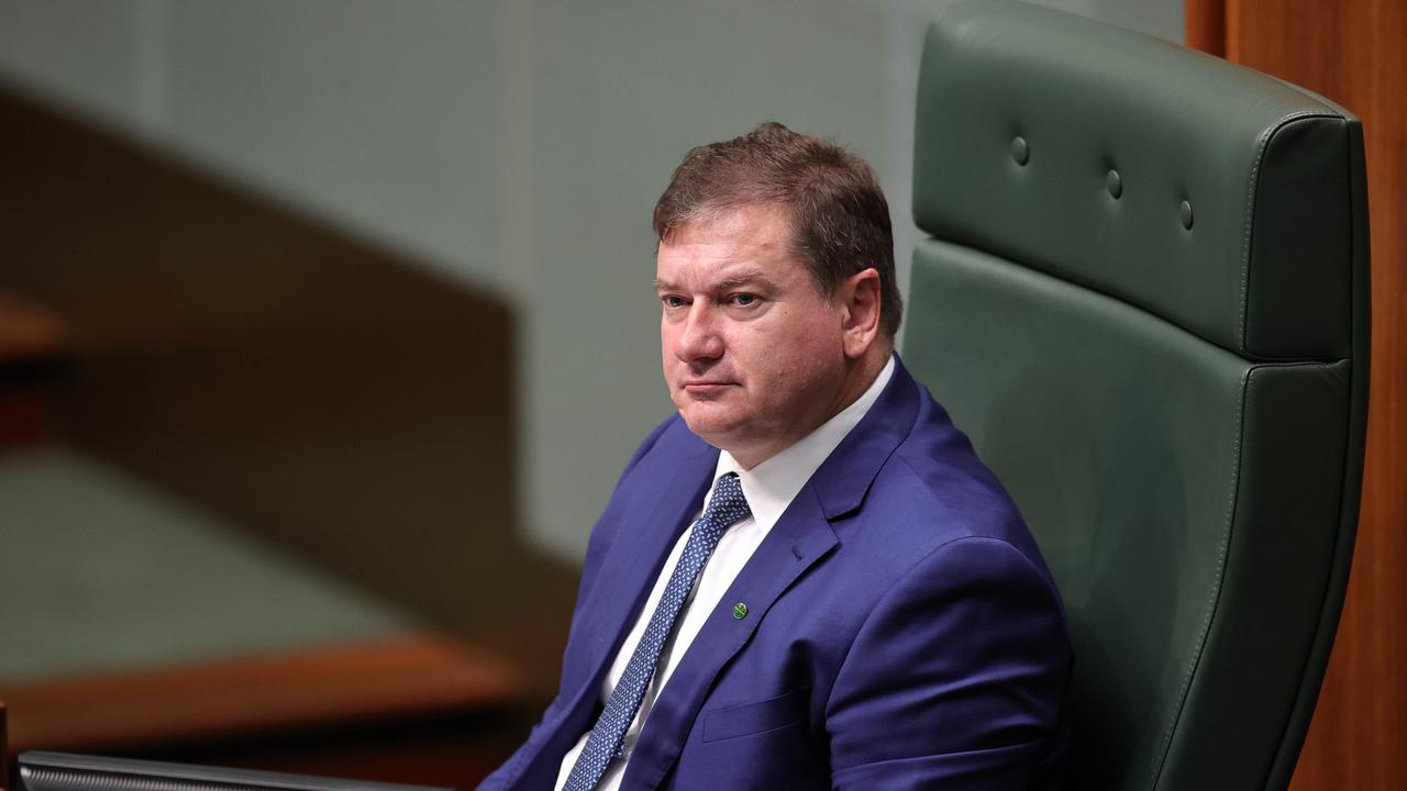 CANBERRA, AUSTRALIA – NewsWire Photos FEBRUARY 23, 2021: Llew O'Brien before Question Time in the House of Representatives in Parliament House in Canberra.Picture: NCA NewsWire / Gary Ramage